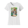 thumbnail image 2 of Gravity Trading Womens Tigers Solar Magic Changing Short-Sleeve T-Shirt - White - X-Large, 2 of 2