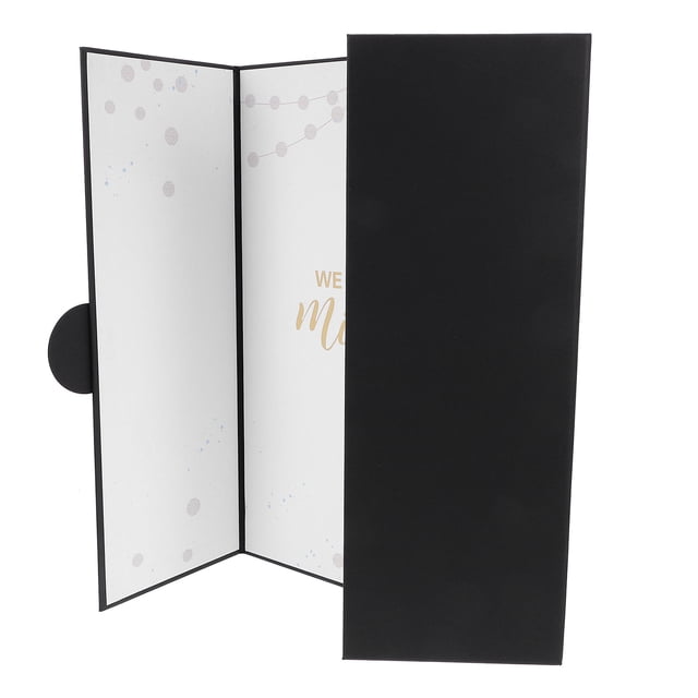 SEWACC Creative Graduation Cards with Black Paper for Farewell Wishes