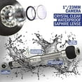 thumbnail image 5 of Sewer Camera, pipe inspection camera, 130FT cable W/ FT counter, 1'' camera head W/ 512Hz transmitter & self-leveling, can pair W/ 512Hz locator, 5 of 6
