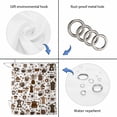 thumbnail image 3 of Coffee Beans Shower Curtain Set - Long 72" x 84" Washable Bathtub Curtain with 12 Hooks, Funny Cartoon Brown Cake Hot Chocolate Cup Waterproof Fabric Stall Shower Curtains for Bathroom/Bathtub Décor, 3 of 6