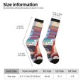 thumbnail image 2 of Masiiu Bluey Pattern Adult Crew Socks, Breathable Color-Block Mid-Calf Socks, Comfortable for Daily Wear and Sports, 2 of 6