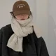 thumbnail image 4 of Bufanda de lana de punto rojo para niñas, bufanda cálida de Navidad, versión coreana de sentido avanzado que combina con todo, invierno, 2025, 4 of 5