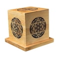 thumbnail image 2 of Incensario Caja Porta Incienso Soporte Madera Ornamento con Diseño y Función Multifuncional Adecuado para Regalo de Inauguración Decoración, 2 of 8