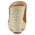 thumbnail image 3 of BLISSFUL STEP Women's Slip-On Platform Wedge Heel Wedge Sandals, 3 of 6