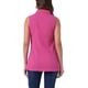thumbnail image 3 of CHALECO DE MEZCLILLA PARA MUJER INSPIRE CHIC SIN MANGAS CON BOTONES, LONGITUD MEDIA, VESTIDO CASUAL DE JEAN M Rosa Fucsia, 3 of 6