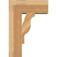 thumbnail image 5 of Ekena Millwork 6"W x 18"D x 26"H Funston Block Rough Sawn Bracket, Western Red Cedar, 5 of 25