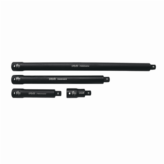 Astro Pneumatic 4 Piece 1/2 Inch Drive Goliath Torque-Saver Impact Extension Bar Set 2.5 Inch -15 Inch