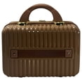 thumbnail image 2 of Hard Shell Cosmetic Travel Case, Mocha Mousse, 1 Count, 2 of 4