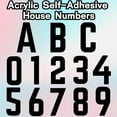thumbnail image 4 of Self-adhesive 4 Inch House Numbers, Acrylic Modern House Address Numbers for Outside, Large Black Door Numbers for House Office Mailbox Door Home Room Hotel Apartments (Black, 4in No.7), 4 of 6