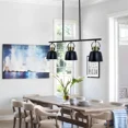 thumbnail image 6 of AFANQI Vintage Bowl Shape Chandelier 3-Light Pendant Ceiling Fixture Hanging Fixtures, 6 of 20