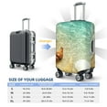 thumbnail image 6 of Lsque Starfish And Seashell On The Beach Printed Luggage Cover, Travel Luggage Protector,Scratch and Dirt Resistant, Fits 18-32 Inch Luggage - X-Large, 6 of 9