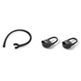 thumbnail image 2 of JVC Bluetooth Headset, Wireless Earbuds, Bluetooth 5.0, Long Battery Life (20 Hours), Work from Home, Telework, Compatible with HD Voice - HAC300B (Black), 2 of 8