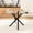 Black, variant on 47.24 Inch Rectangular Glass Dining Table For 4, Modern Tempered Glass Kitchen Table With X-Shaped Metal Legs For Dining Room, Small Space (Silver Only Table)