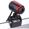 thumbnail image 1 of USB 2.0 HD Web Camera with Microphone – 360° Rotation Webcam for Computer, PC & Laptop, Compatible with Skype & MSN, 1 of 8