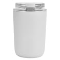 thumbnail image 1 of Taza de café de 280 ml, termo de acero inoxidable de silicona de gran capacidad portátil para el hogar, para regalo de cumpleaños, color blanco, 1 of 14
