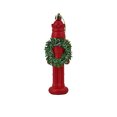 thumbnail image 5 of Miluhome 5.7’‘ Christmas Ornament Tree Decoration 5pcs Red Nutcrackers with Wreath Wall Door Xmas Decor, 5 of 5