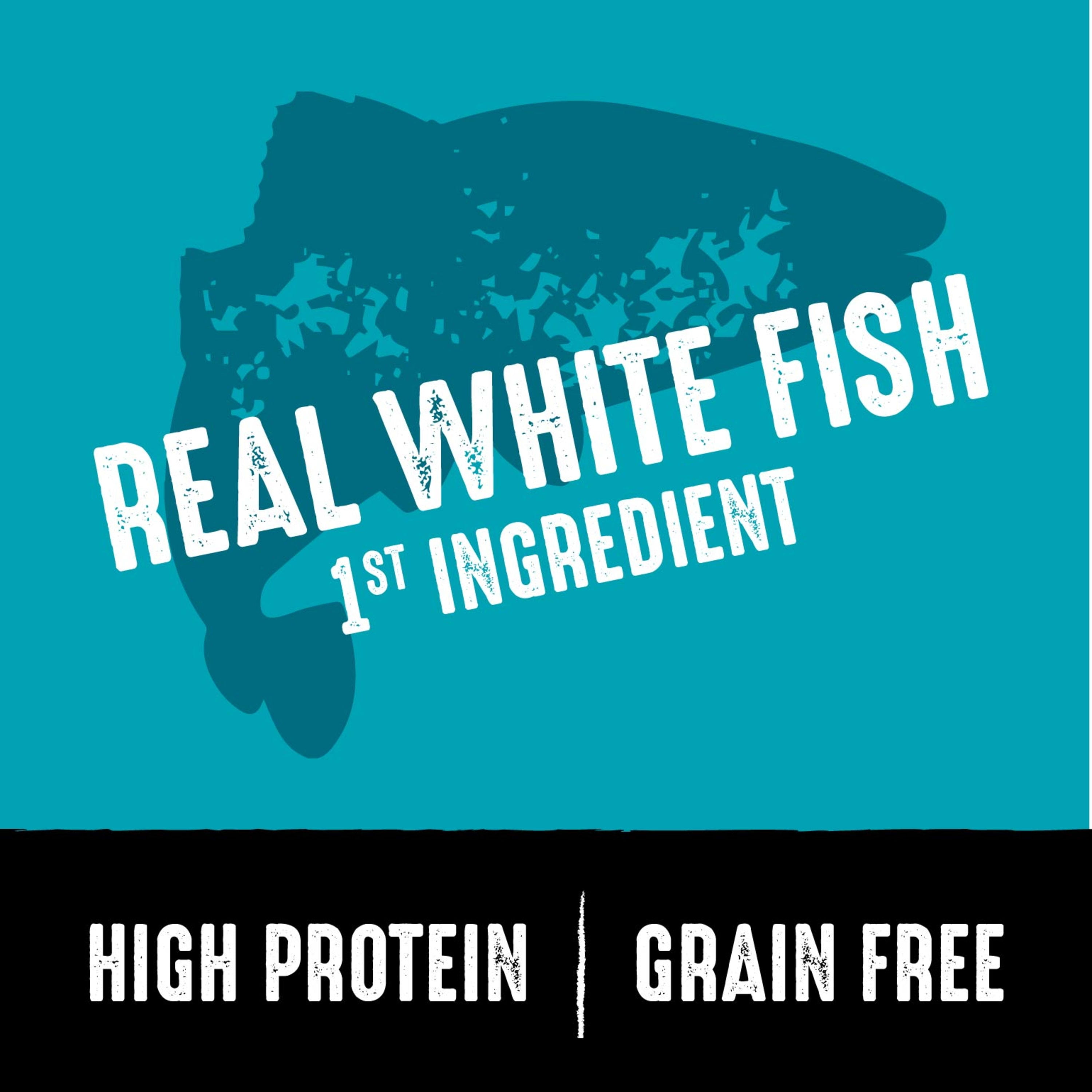 CRAVE Grain Free Adult Dry Dog Food with Protein from White Fish Salmon 4 lb. Bag Walmart