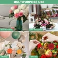 thumbnail image 6 of Uxcell 12-Pack Artificial Flower Heads, Fake Chrysanthemum Silk Flowers for DIY Home/Wedding/Centerpieces [Gold], 6 of 7