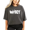 thumbnail image 2 of Wifey Skeleton Fall Shirt for Women Trendy Halloween Tee for Adults Pepper Shirt Adult Medium, 2 of 4
