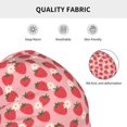 thumbnail image 5 of Disketp Strawberry And Flowers Unisex Knit Hats Beanies Hats for Men Women Winter Beanies Men's Women's Knit Cuffed Beanies Hats Beanie, 5 of 7