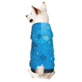 thumbnail image 1 of Fotbe Winter With Snowflakes Sudadera con Estampado para Perros Pequeños – Suéter con Capucha para Mascotas, Tela Suave de Forro Polar con Bolsillo-Large, 1 of 7