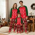 thumbnail image 7 of Uaswgudfs Christmas Family Matching Pajamas Dad’s Set, Snowflake & Plaid Print Long Sleeve Crew Neck Top + Dual Pocket Pants, Festive Holiday Sleepwear for Dad – Walmart Bestseller, 7 of 7