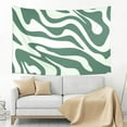 thumbnail image 5 of Pratyus Zebra Print Wavy Design Tapestry Wall Hanging 100% Polyester for Living Room Bedroom Dorm Decoration 60x40in, 5 of 7