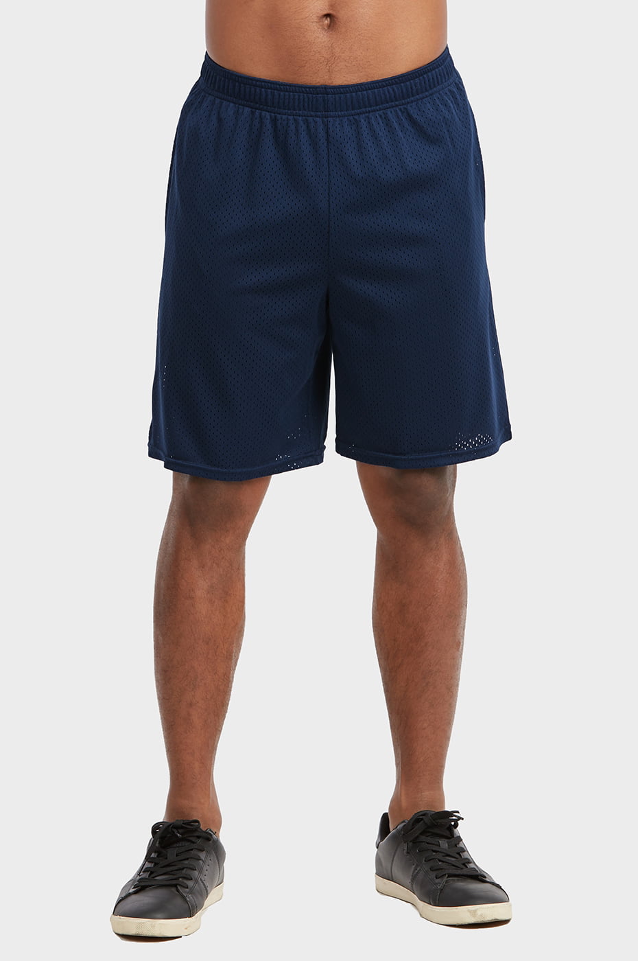Blended - Men's Plain Mesh Basketball Shorts w/Pockets Elastic