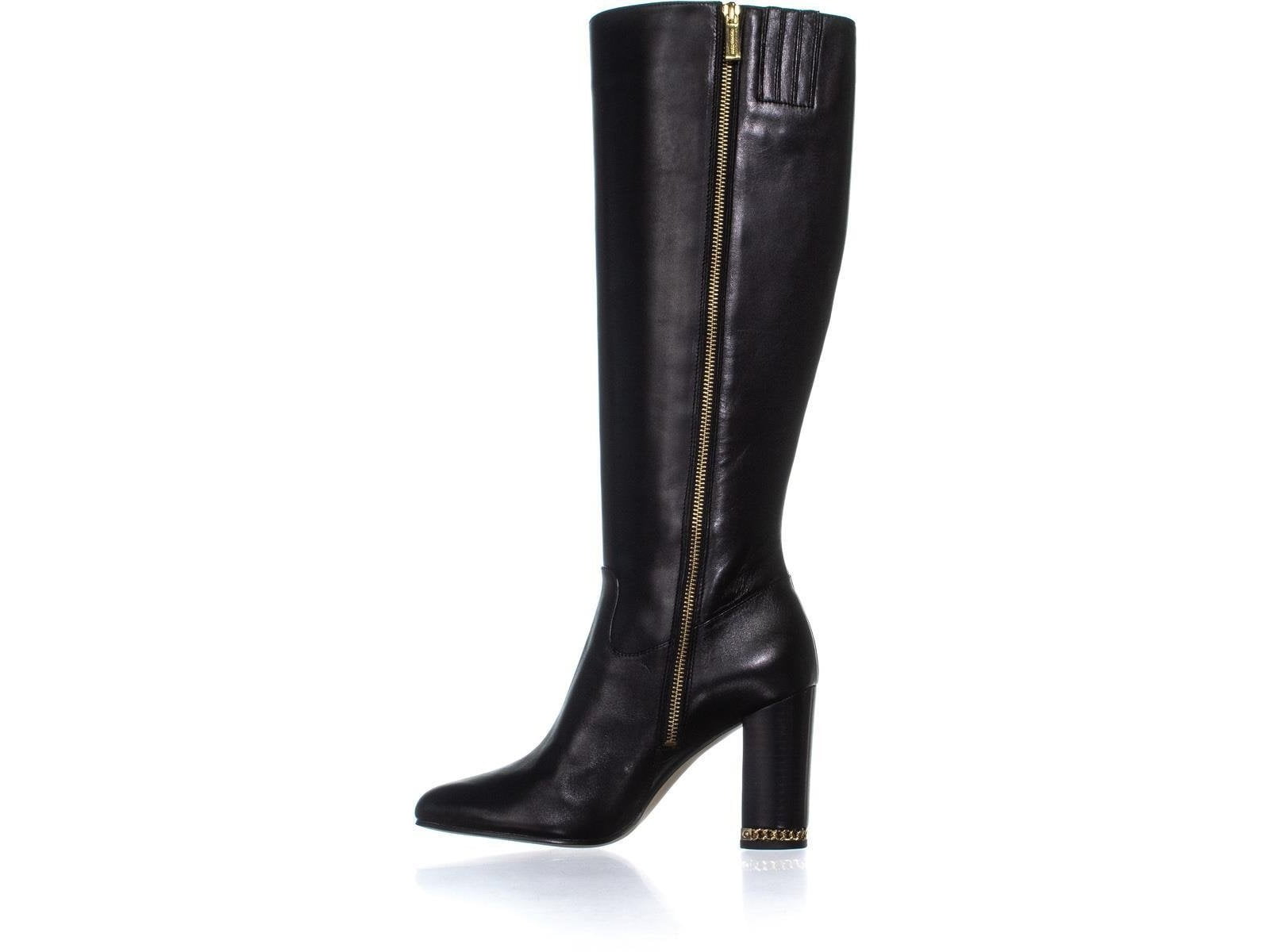 michael kors walker leather boot