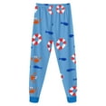 thumbnail image 6 of KPOPLK Kids Boys Pajamas 2-Piece Soft Cotton Long Sleeve Shirts Pants Set Winter Clothes Toddler Sleepwear Kids Pjs Outfit Blue Size 6-7 Years, 6 of 7