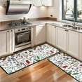 thumbnail image 3 of Kitchen Rugs Sets Of 2,Multicolor Christmas Pattern Anti Fatigue Kitchen Mat Rugs Non Slip Washable,Decorative Kitchen Floor Mats for Kitchen,Sink,Laundry,17"x47"+17"x47", 3 of 5