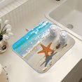 thumbnail image 7 of Ryvnso Starfish on Beach Dish Drying Mat for Kitchen Countertop 18x24 Large Dish Pad Drainer Rack Dish Sink Mats, 7 of 7