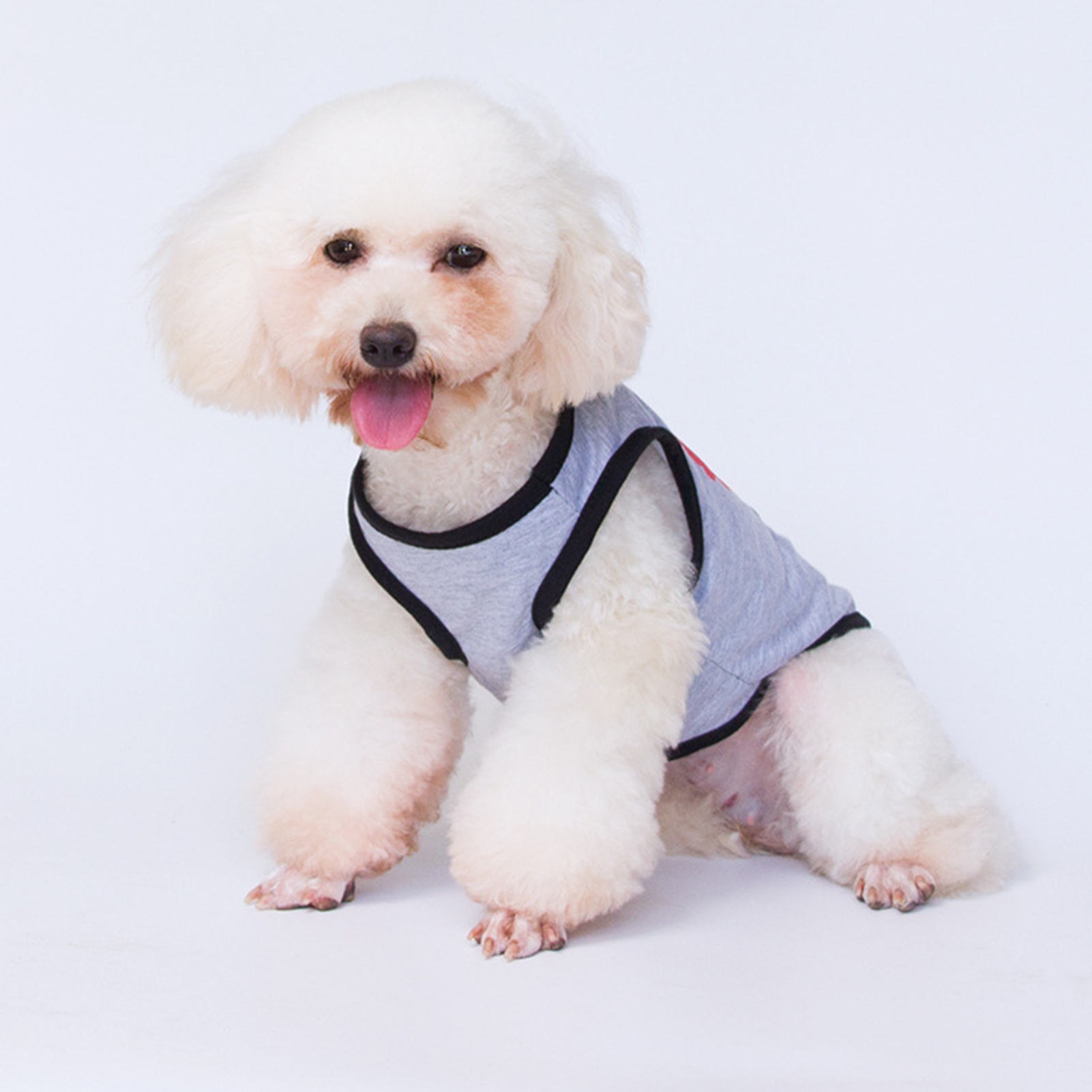 Mosey Cute Dog Vest Nonshrink for Travel Casual Wear