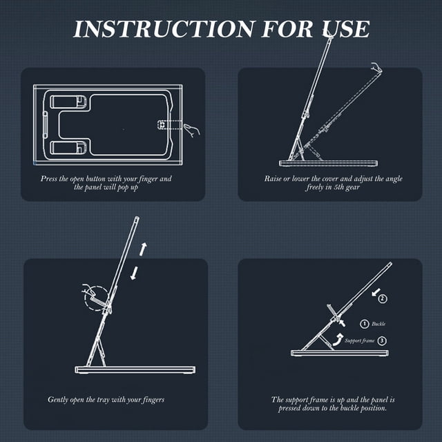 KAKOWELY Soporte Para Plegable De Aleación De Aluminio Con Ajustable