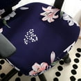 thumbnail image 4 of Computer Office Chair Covers,Printed Stretch Universal Rotating Chair Slipcovers Cover Anti-Dust Removable Washable Spandex Split Desk Chair Cover-B, 4 of 9