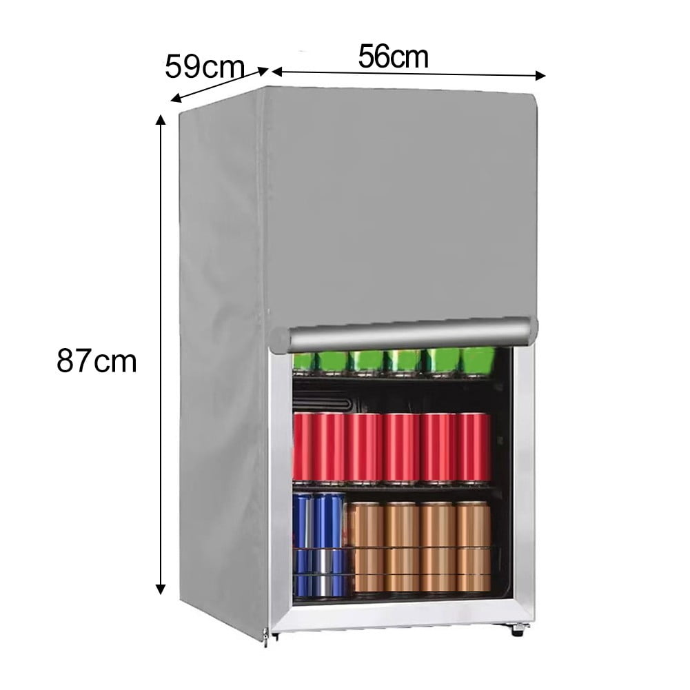Upright Fridge Cover,Waterproof Outdoor 3.0 Cubic Compact for Mini Fridge Cover