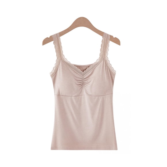 Pijama de manga corta para mujer, de moda, de color liso, con almohadilla para el pecho, sin aros de acero, ropa interior inferior, pijama de manga corta, top de algodón para mujer