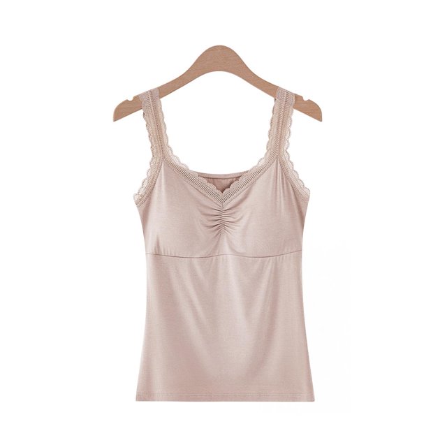Pijama de manga corta para mujer, de moda, de color liso, con almohadilla para el pecho, sin aros de acero, ropa interior inferior, pijama de manga corta, top de algodón para mujer