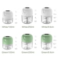 thumbnail image 3 of Wireless Electric Garlic Masher Food Crusher Tools Vegetable Chopper 2 Colors Cordless Green Mini Kitchen Supplies, 3 of 19