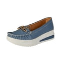 thumbnail image 1 of Zapato Confort Moderno Para Mujer CASTALIA 561-102 Azul Suela Alta, 1 of 2