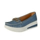 thumbnail image 1 of Zapato Confort Moderno Para Mujer CASTALIA 561-102 Azul Suela Alta, 1 of 2