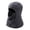 Gray, variant on Men's Winter Fleece Balaclava, Sherpa Lined Hood Cap with Padded Face Mask, on Ski Slopes and Cold Commutes Gray