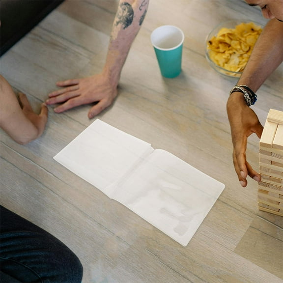 Soimiss 2Pack Mahjong Protective Sleeve Sturdy Transparent Plastic for Gamers