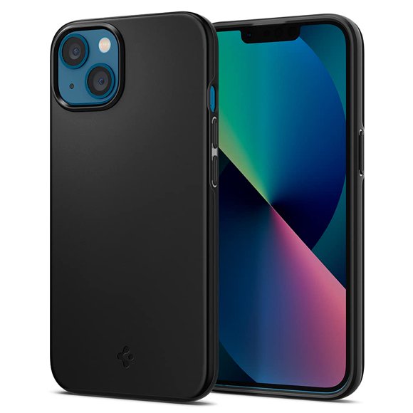 Funda Spigen Thin Fit para iPhone 13 (2021) - Negra