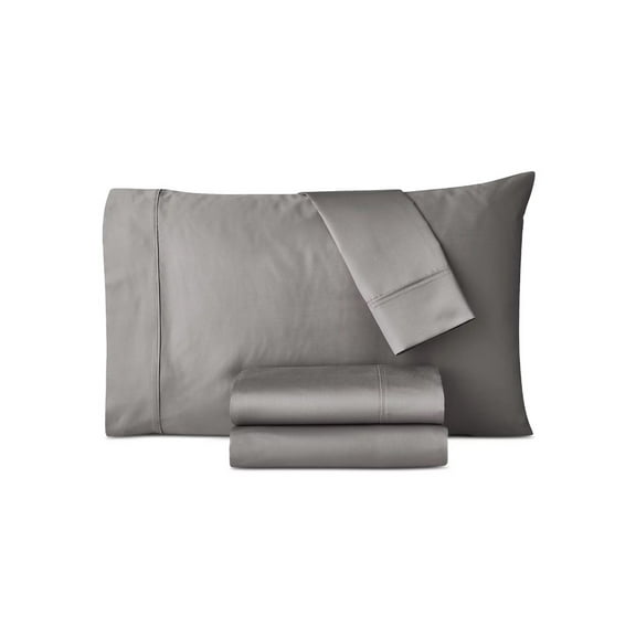 Fairfield Square Collection 1200-Thread Count Triblend 4-Pc. Sheet Set, Queen - Dark Grey