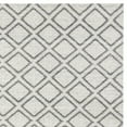 thumbnail image 5 of SAFAVIEH Micro-Loop Gavin Diamond Trellis Wool Area Rug, Silver/Dark Grey, 8' x 10', 5 of 7