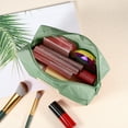 thumbnail image 5 of Unique Bargains 1 Pc Women Waterproof Makeup Bag for Business Travel Vacation Wedding Green Nylon, 5 of 6