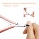 thumbnail image 5 of Tijeras Profesionales para Cutículas, Herramienta de Manicura y Pedicura en Acero Inoxidable de Alta Calidad, Diseño Ergonómico, Color Negro, Ideal para Uso en Casa, Spas y Salones., 5 of 7