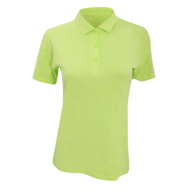 Anvil- Polo doble piqué semi ajustado para mujer (Lima)
