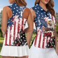 thumbnail image 3 of HUIACONG Matching Couples Shirts 250 Anniversary Golf Shirt Mens Short Sleeve Shirt Breathable Lightweight Sleeveless Golf Tops for Women Quick Dry Moisture Wicking Outdoor Sports Shirt Woman XL, 3 of 7